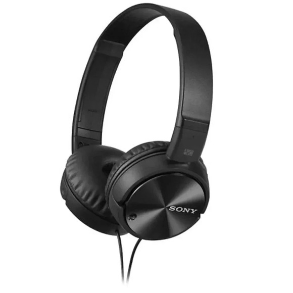 SONY ✨ Noise-Canceling Wired On-Ear Headphones Black - Picture 1 of 6
